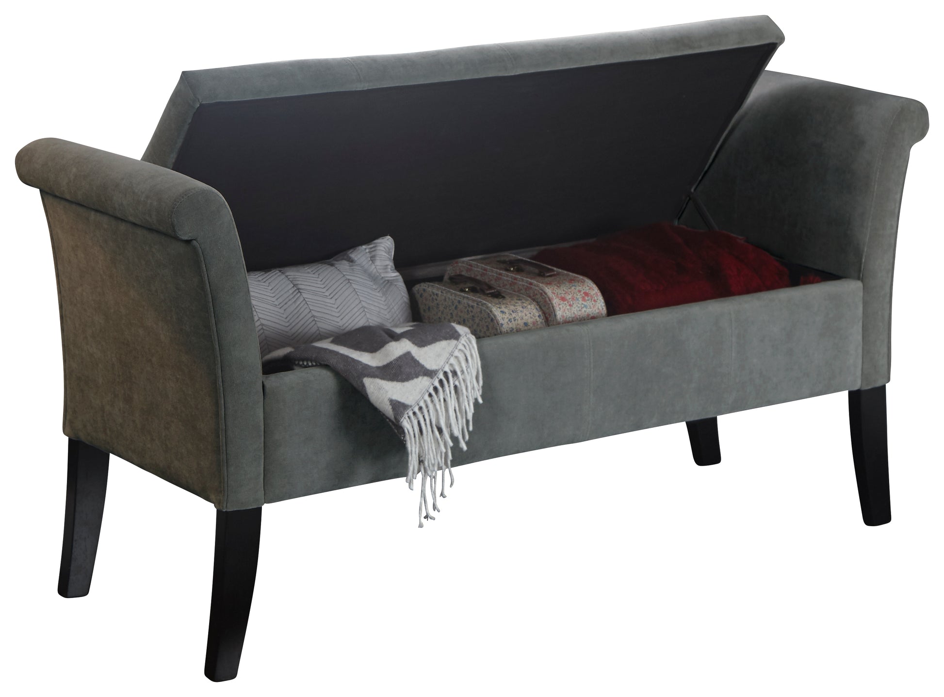 GFW Balmoral Blanket Box - Grey 4