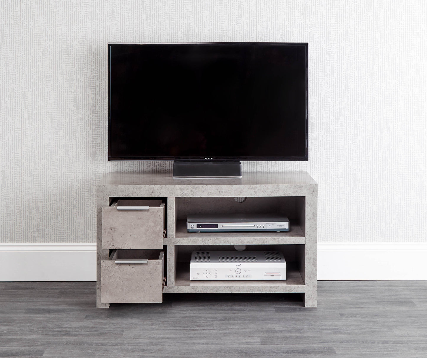 GFW Bloc 2 Drawer TV Unit 3