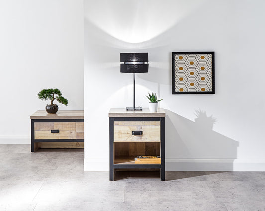 GFW Boston Lamp Table - Oak