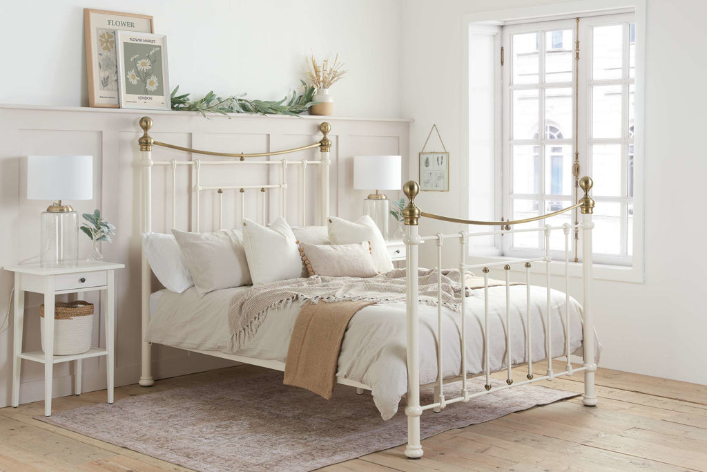 Birlea Bronte Bed Frame - Cream