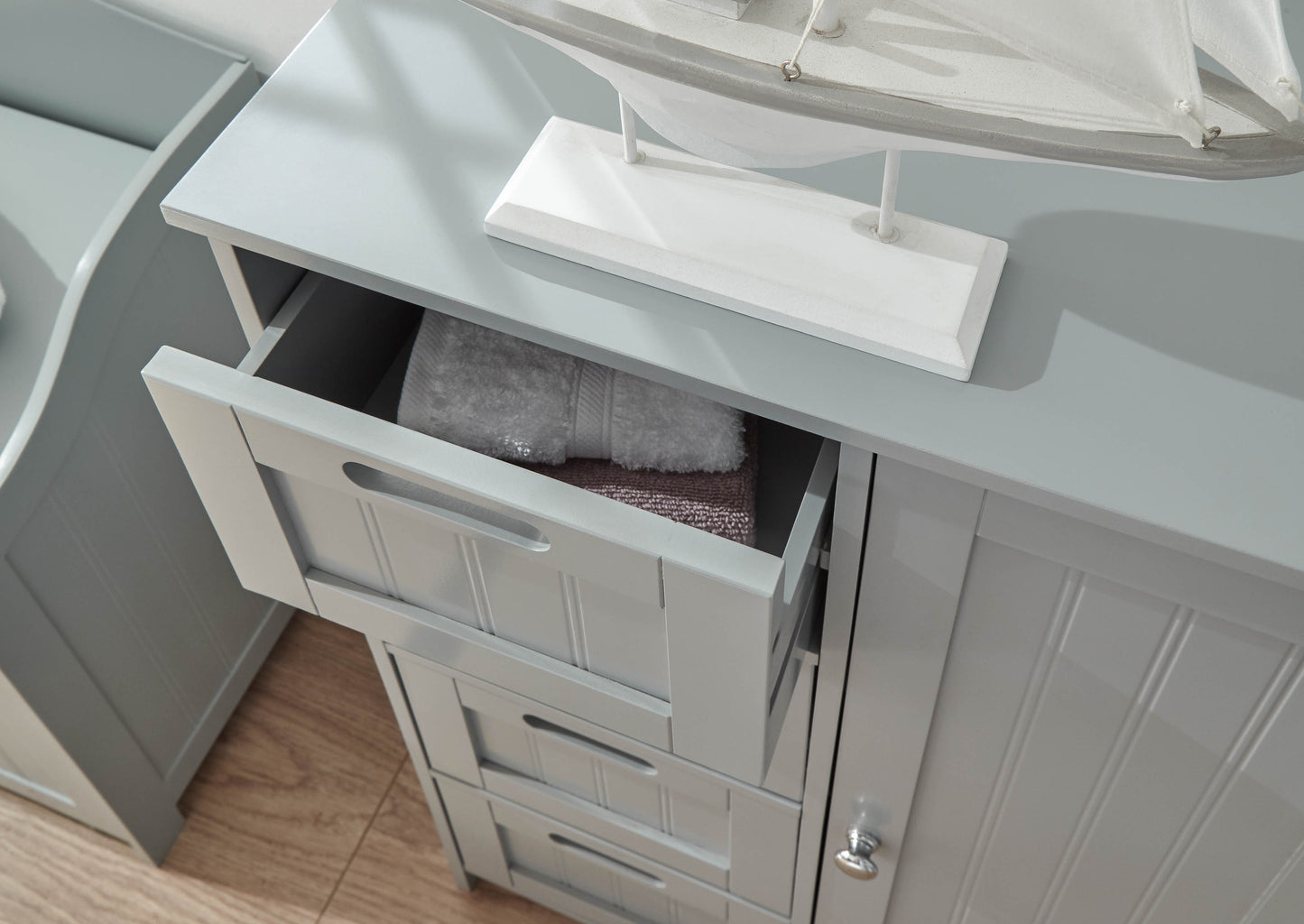 GFW Colonial Multi Cabinet - Grey 4