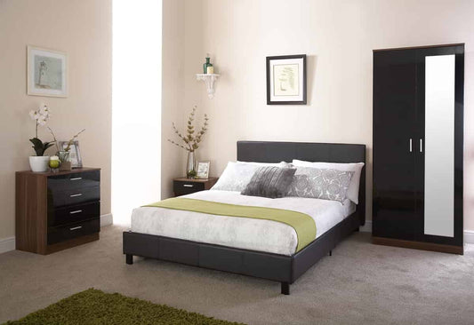 GFW Bed In A Box - Black - Kingsize