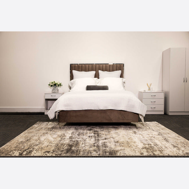 Luminosa Living Bayonne Fabric Bed Frame - Double 3