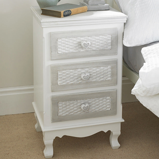 Luminosa Living Burbank 3 Drawer Bedside