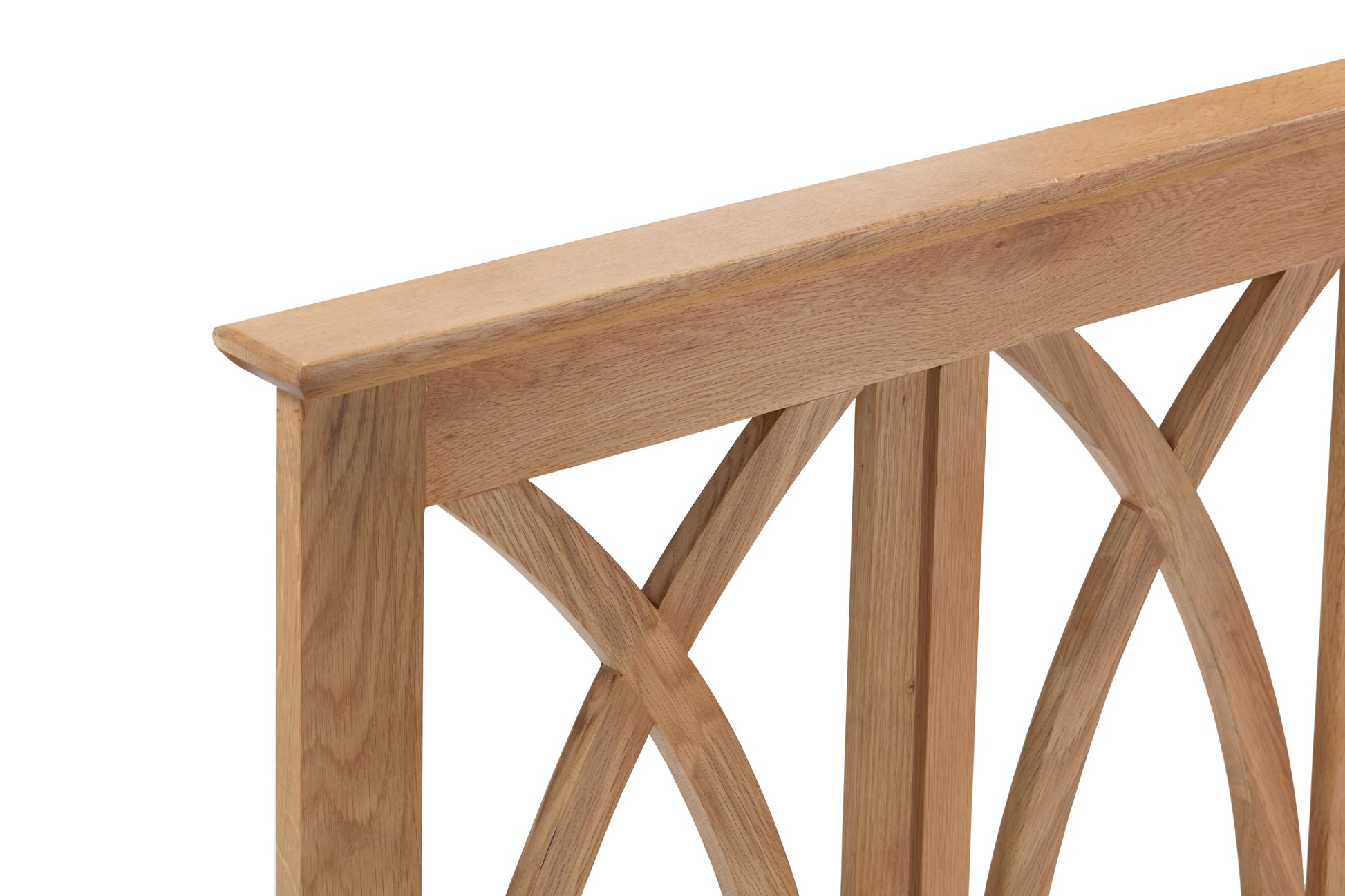 Buxton Solid Oak Headboard Close Up 2