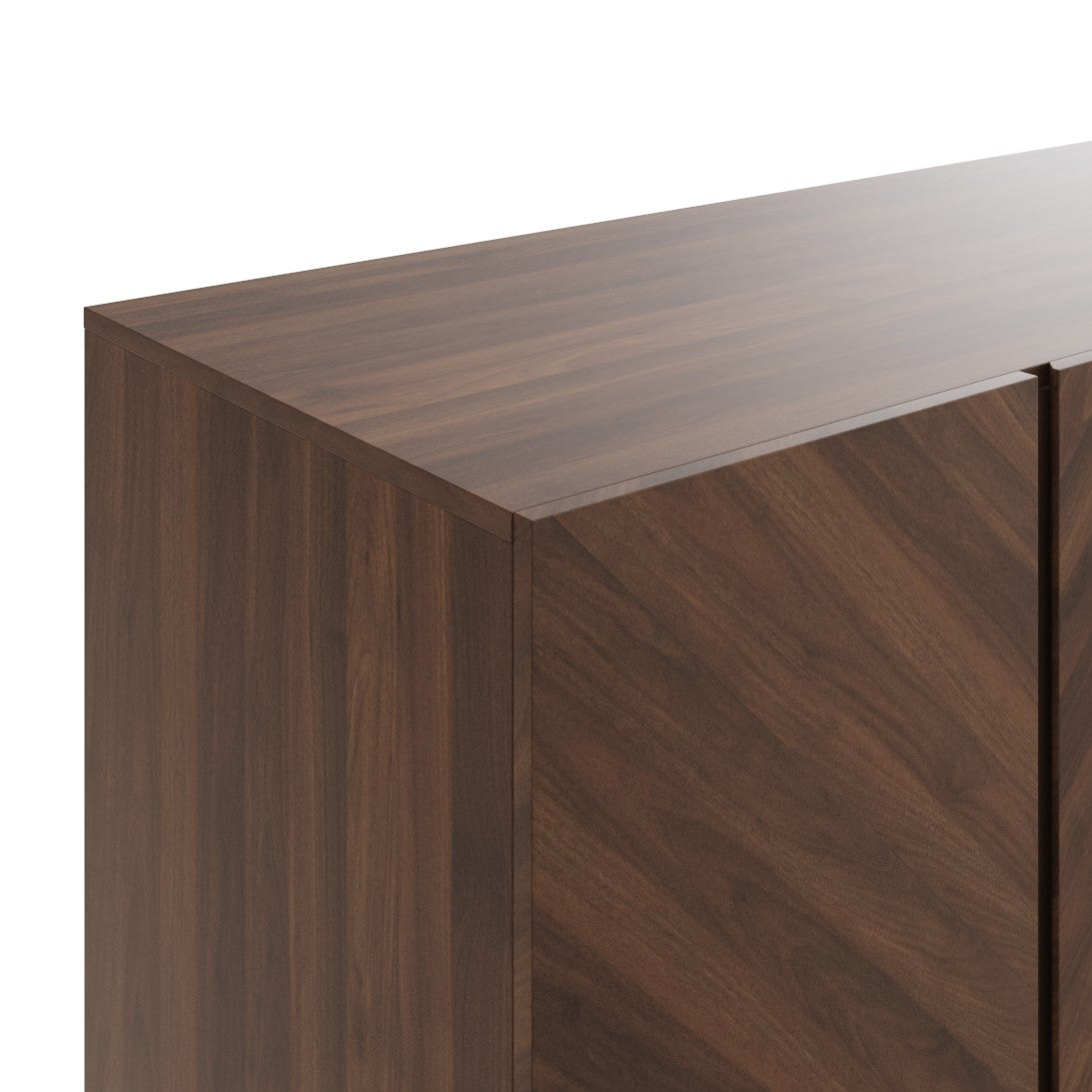 GFW Catania 3 Door 4 Drawer Wardrobe - Walnut 4