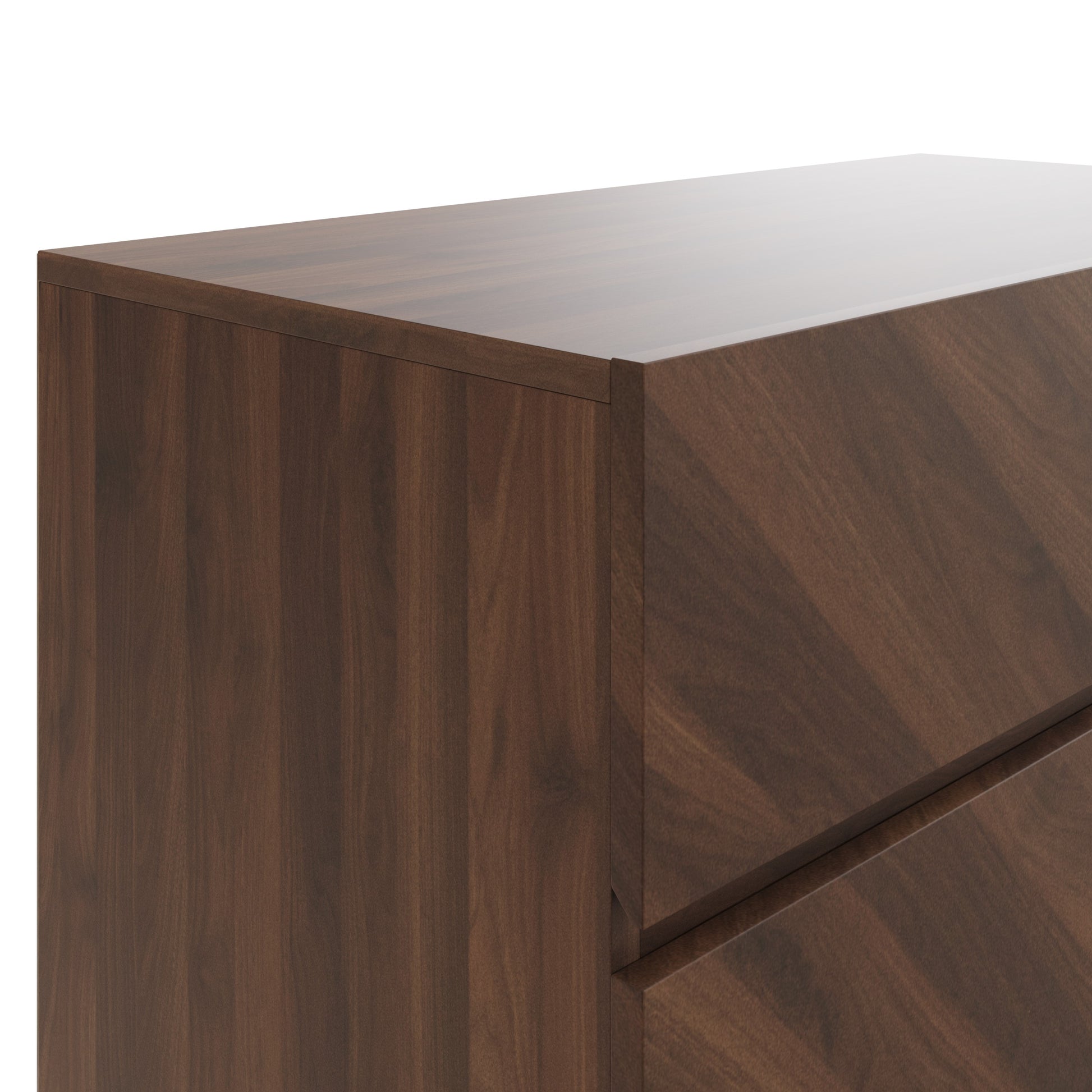 GFW Catania 4 Drawer Chest - Walnut 3