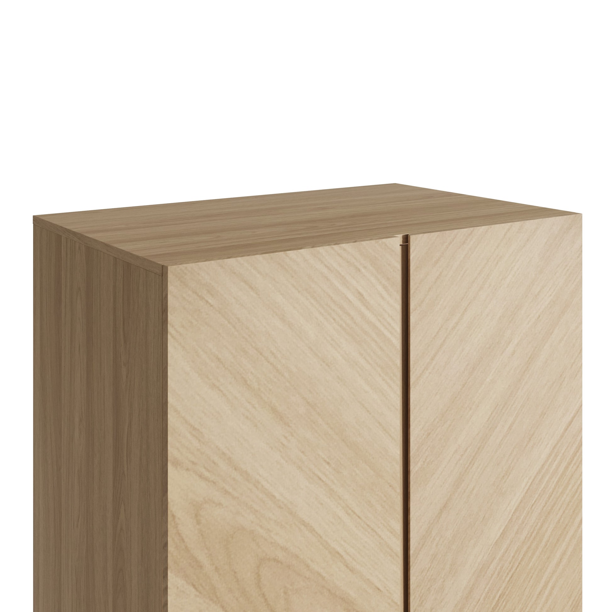 GFW Catania 2 Door 1 Drawer Wardrobe - Oak 3