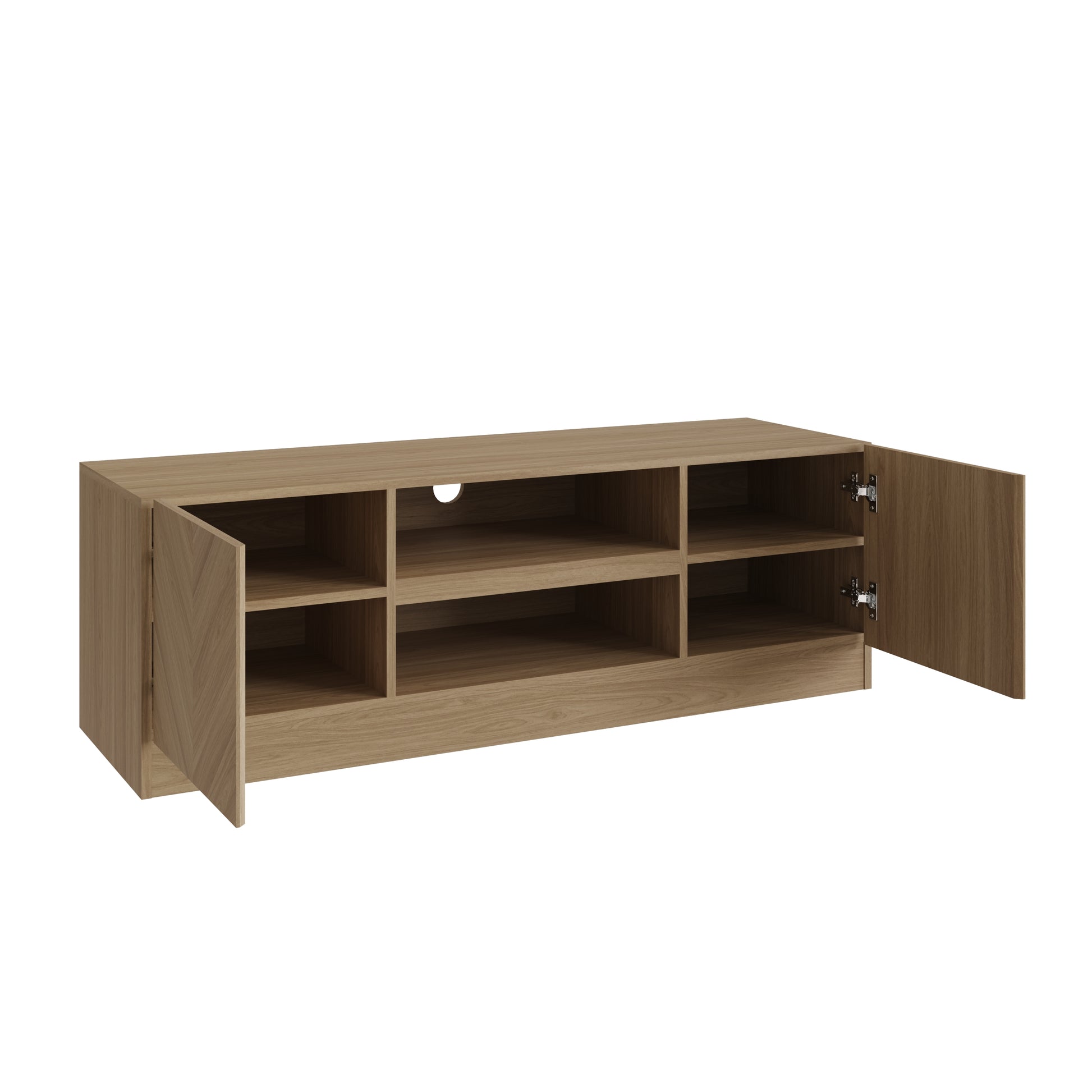 GFW Catania TV Unit - Oak 2