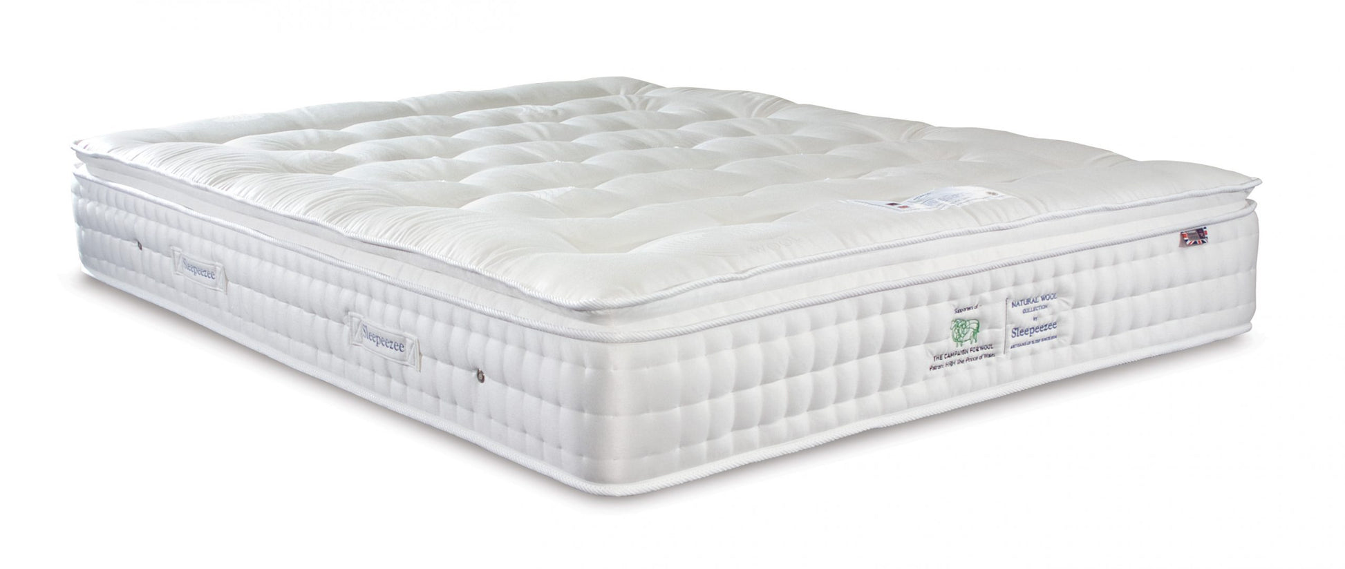 Sleepeezee Wool Supreme 2400 Pillow Top Mattress - Double 3