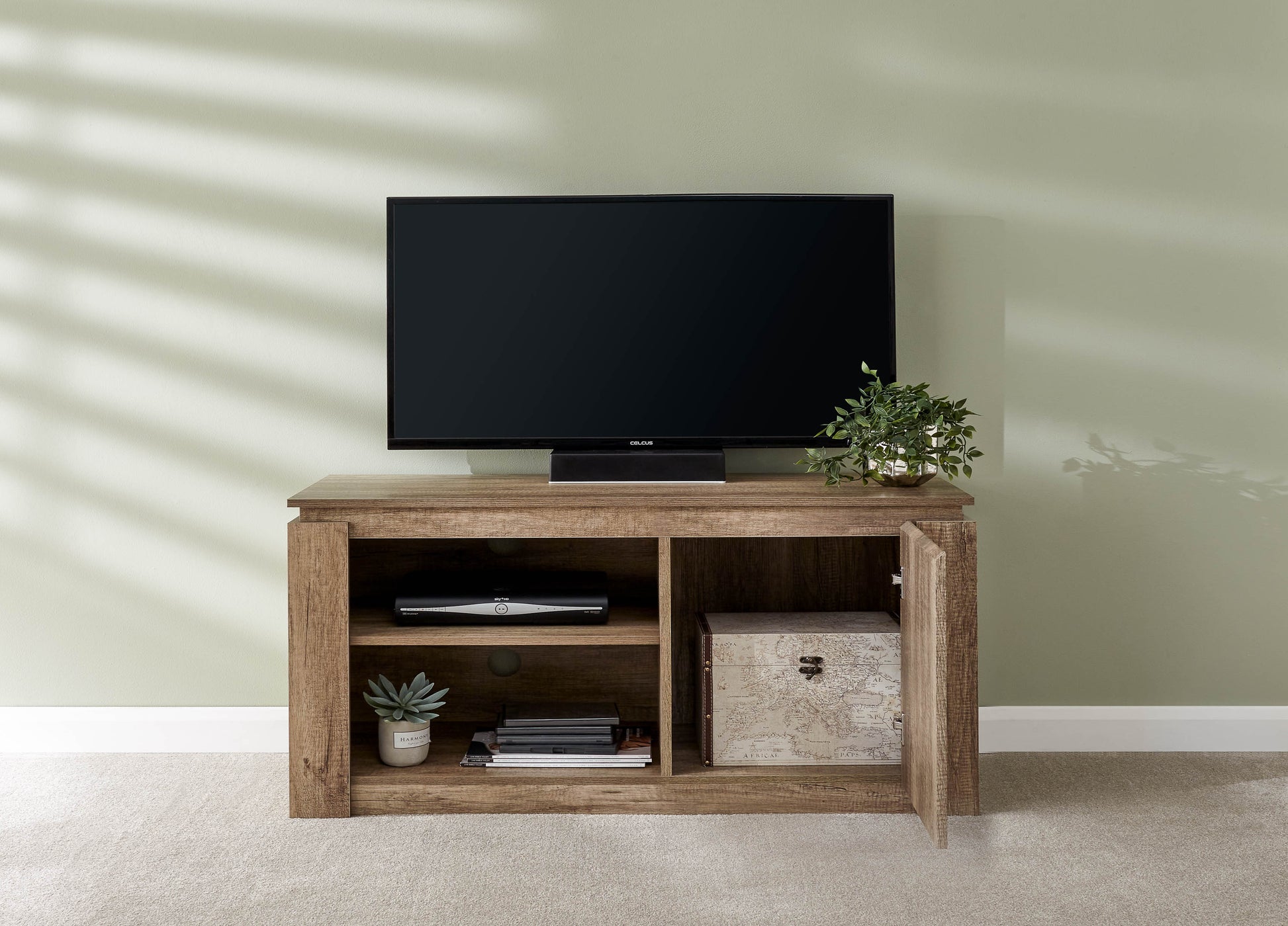 GFW Canyon Oak Compact TV Unit 2