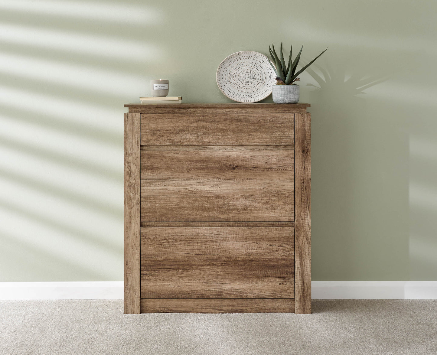 GFW Canyon Oak Shoe Cabinet 2