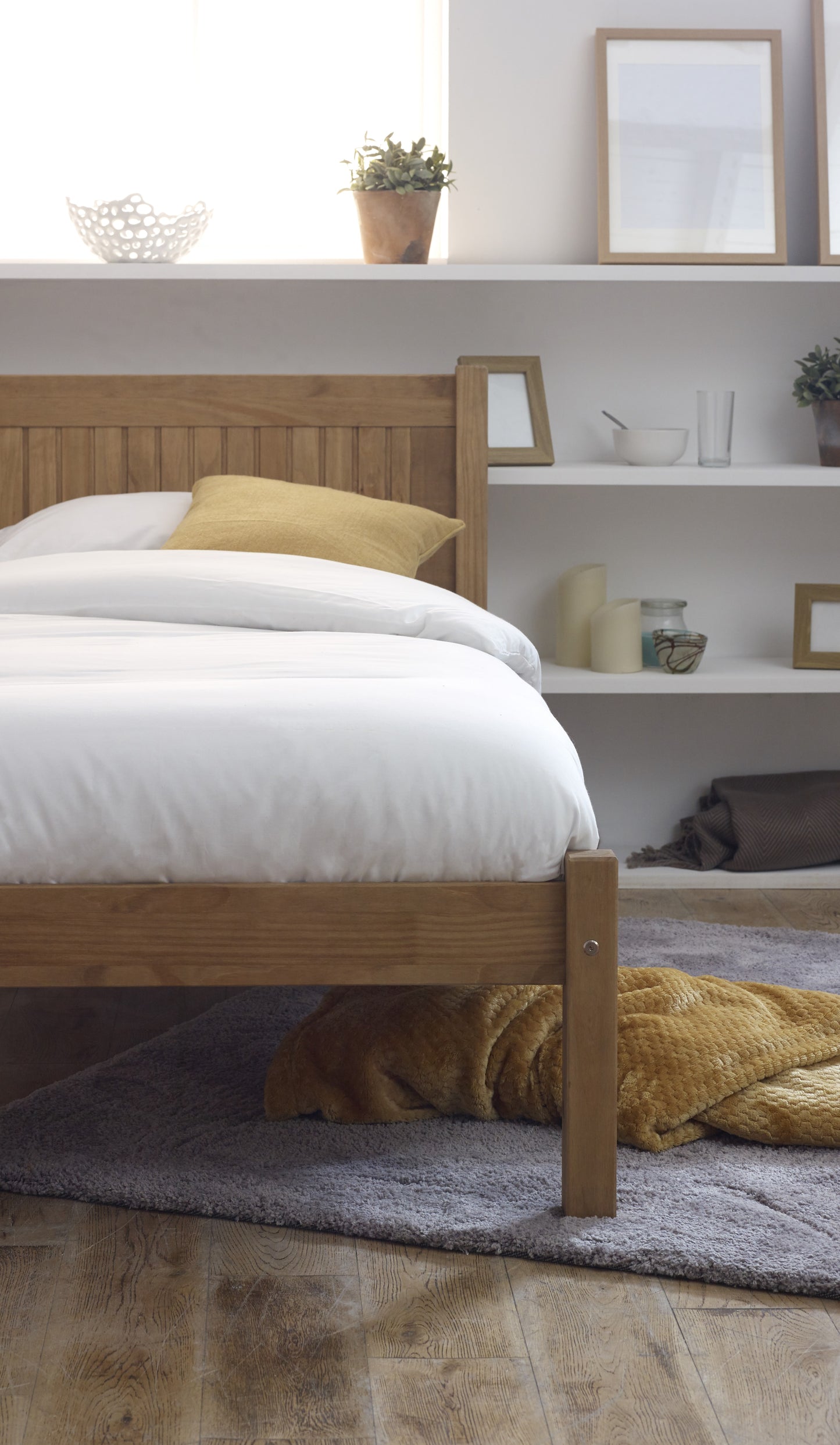 Limelight Capricorn Wooden Bed - Double 4