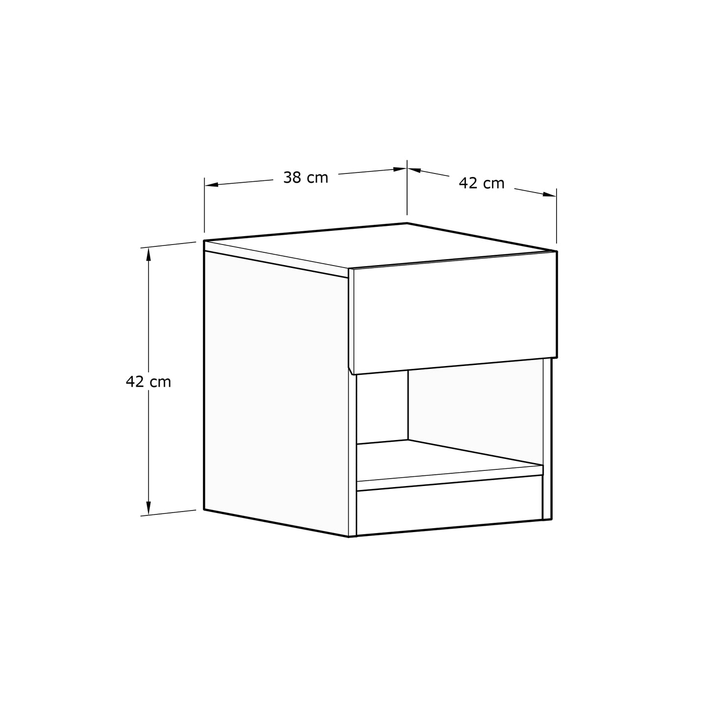 GFW Catania Lamp Table - Oak 4