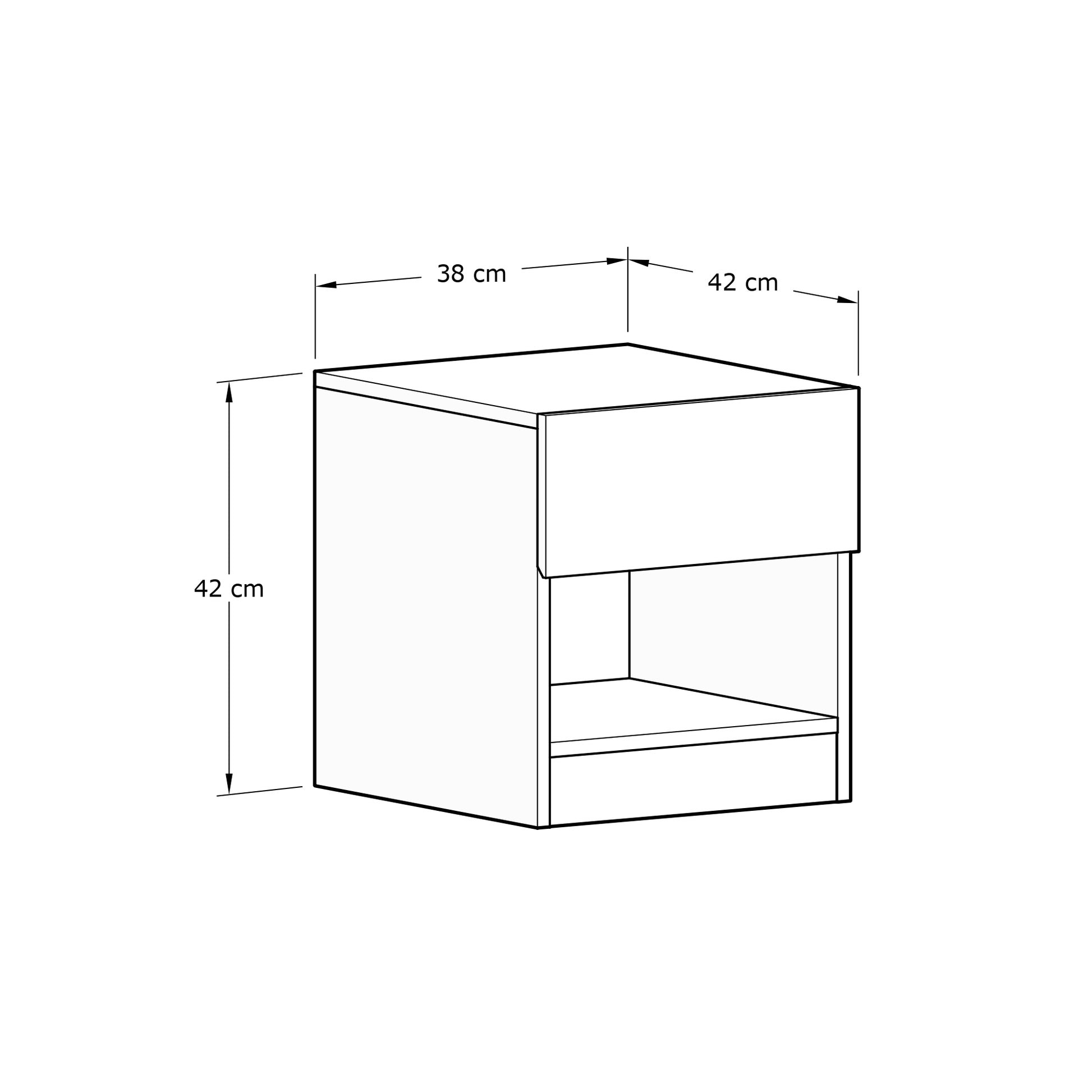 GFW Catania Lamp Table - Oak 4