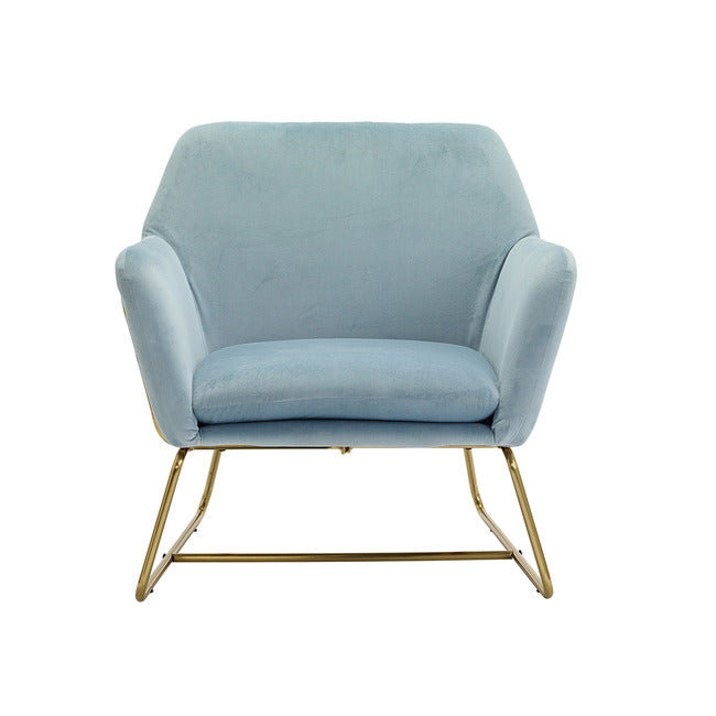 Luminosa Living Crane Fabric Chair - Blue 2