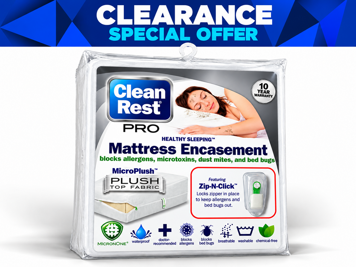 Clean Rest Zip & Click Mattress Encasement