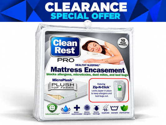 Clean Rest Zip & Click Mattress Encasement