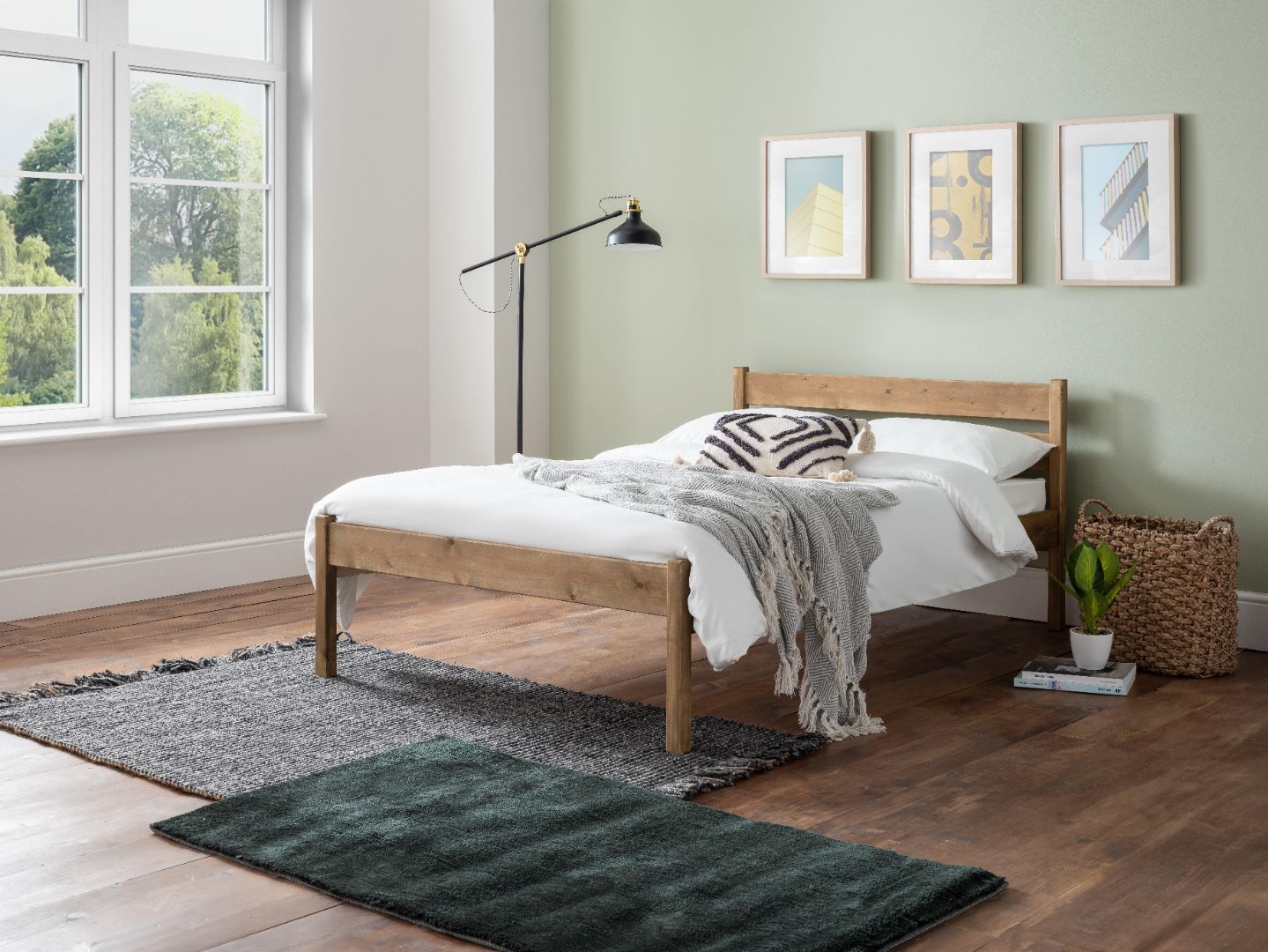 Urban Slumber Lambeth Wooden Bed Frame - Double