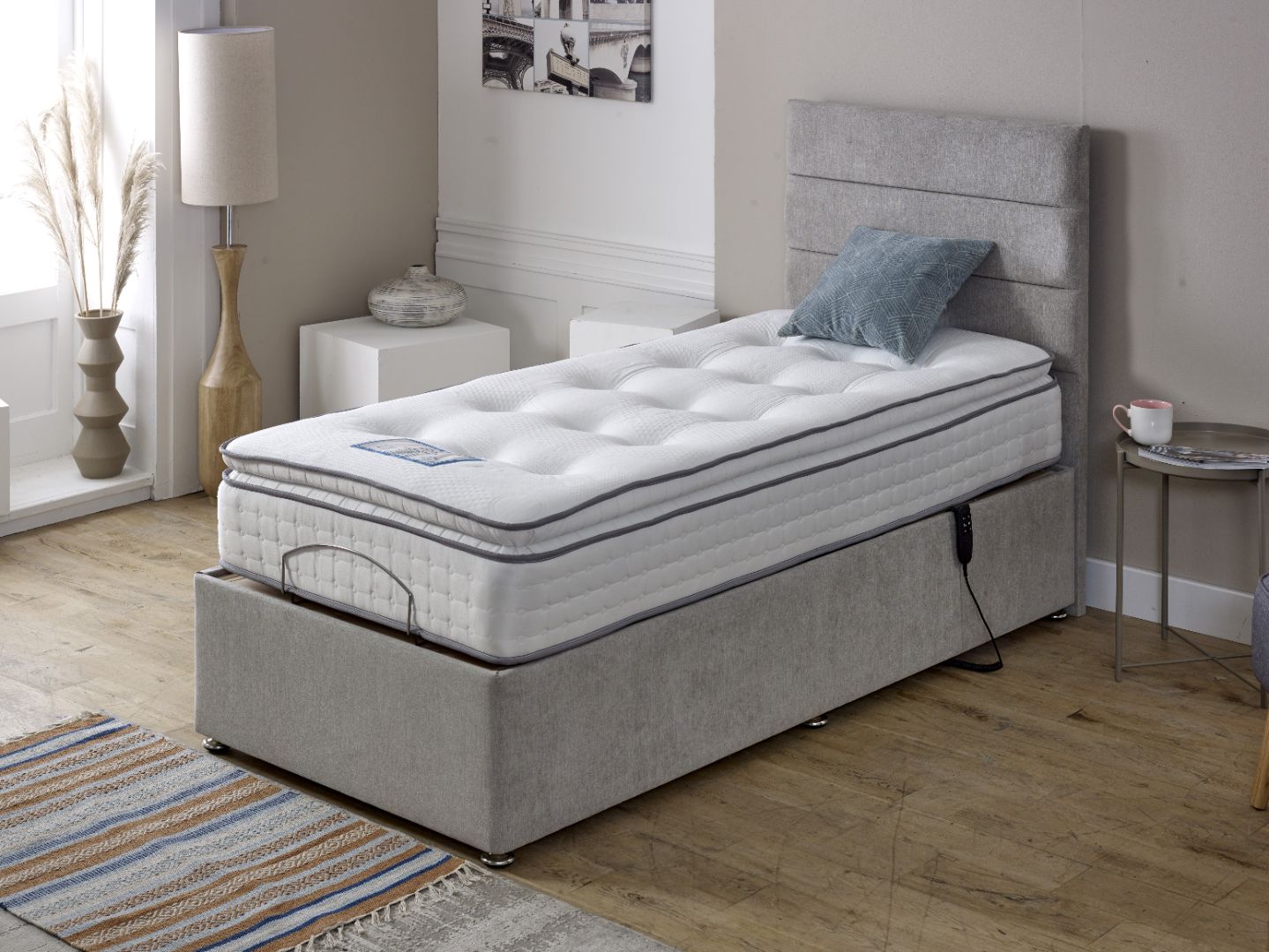 Motion Dream Minori Pillow Top Adjustable Divan - Small Double – Bed ...