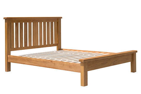 Denver Oak Wooden Bed Frame - Double 3