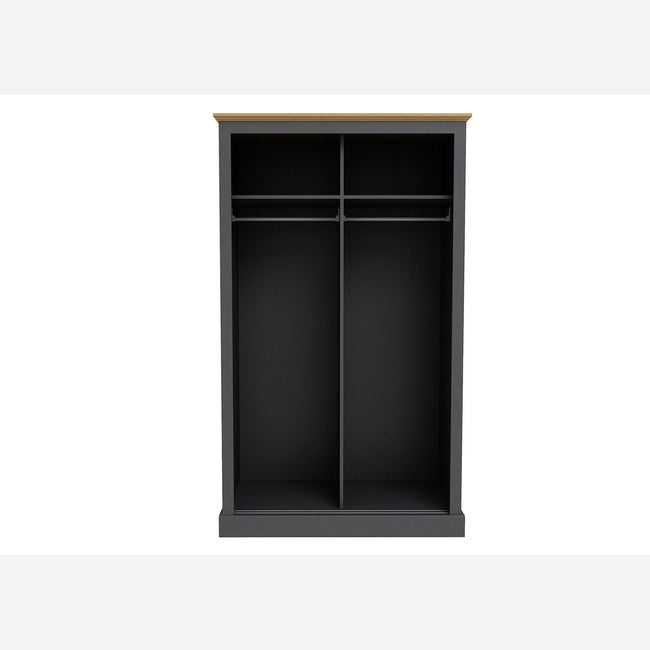 Luminosa Living Dallas 2 Door Sliding Wardrobe - Charcoal 2