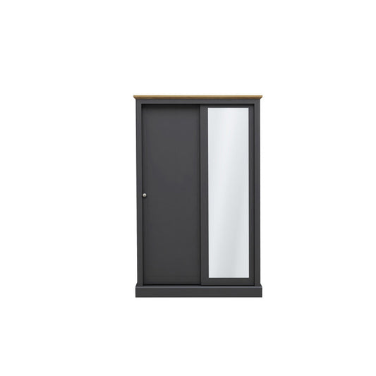 Luminosa Living Dallas 2 Door Sliding Wardrobe - Charcoal