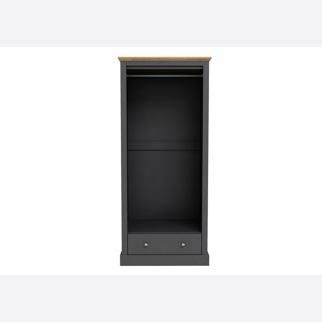 Luminosa Living Dallas 2 Door Wardrobe - Charcoal 2