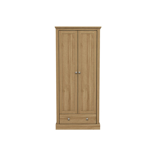 Luminosa Living Dallas 2 Door Wardrobe - Oak