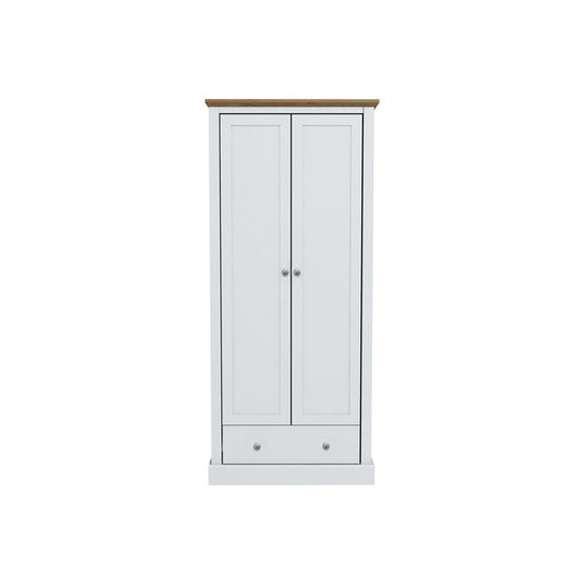 Luminosa Living Dallas 2 Door Wardrobe - White