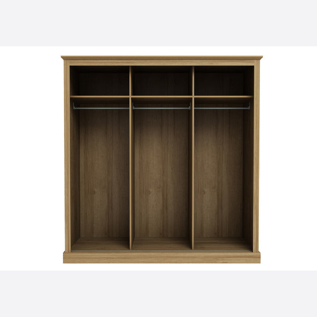 Luminosa Living Dallas 3 Door Sliding Wardrobe - Oak 2