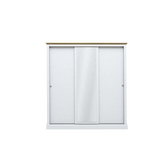 Luminosa Living Dallas 3 Door Sliding Wardrobe - White