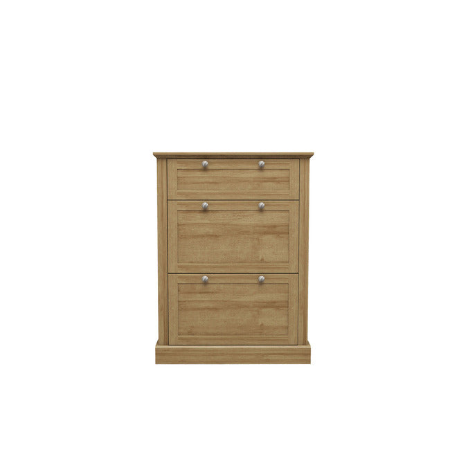 Luminosa Living Dallas Shoe Cabinet - Oak