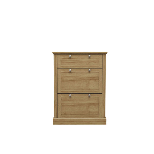 Luminosa Living Dallas Shoe Cabinet - Oak