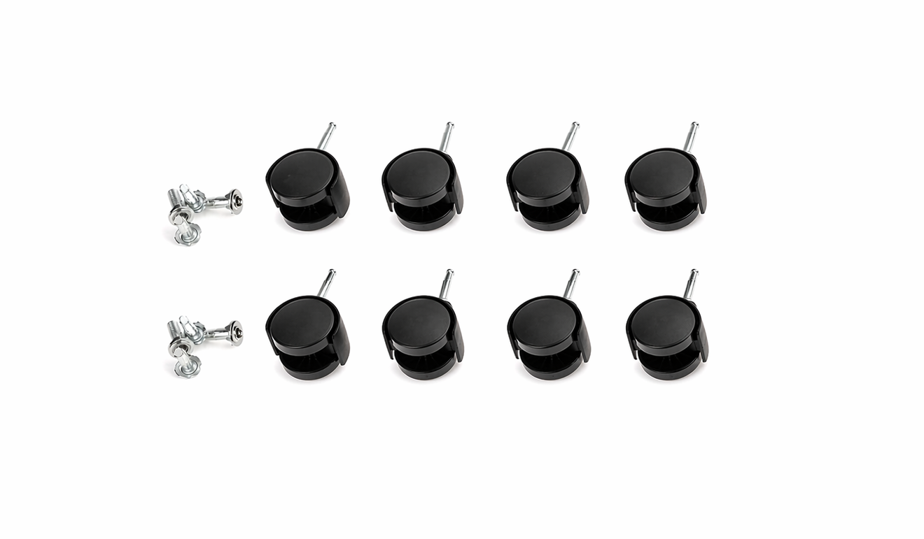 Divan Base Castor Wheels - 8 Pack
