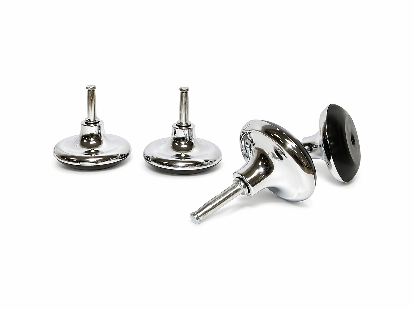 Divan Base Chrome Glides - 4 Pack