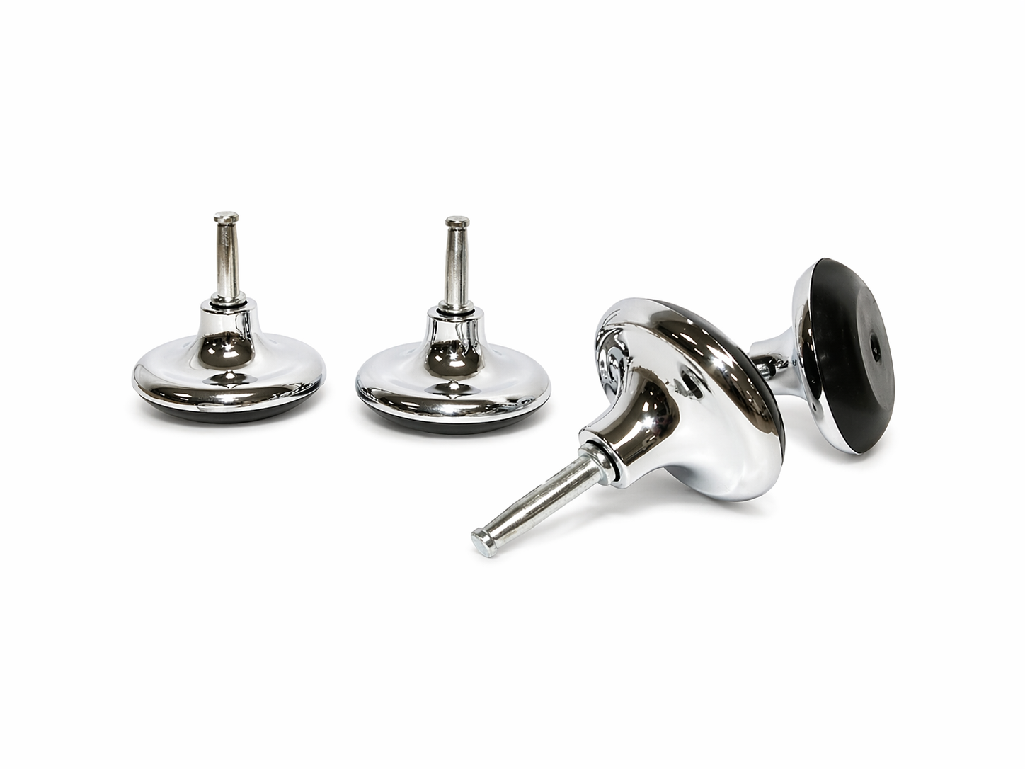 Divan Base Chrome Glides - 4 Pack