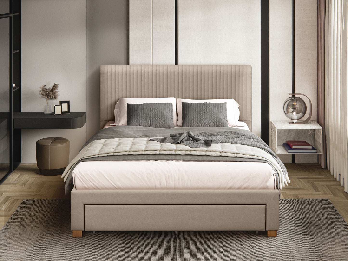 Dominica Frame Linen Front