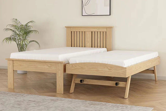 Harrington Wooden Guest Bed - Oak