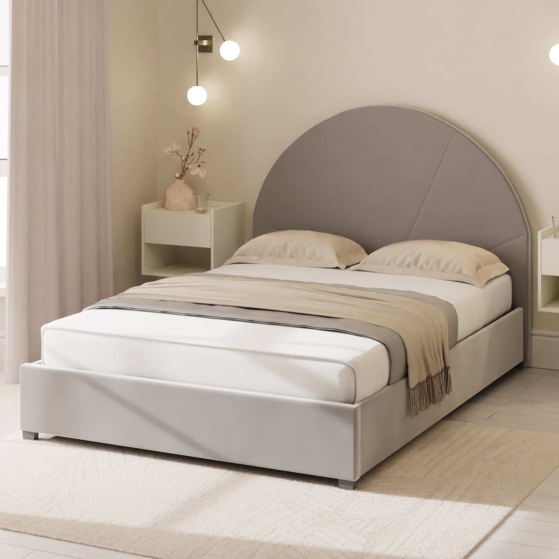 GFW Eldon Side Lift Ottoman Bed - Double