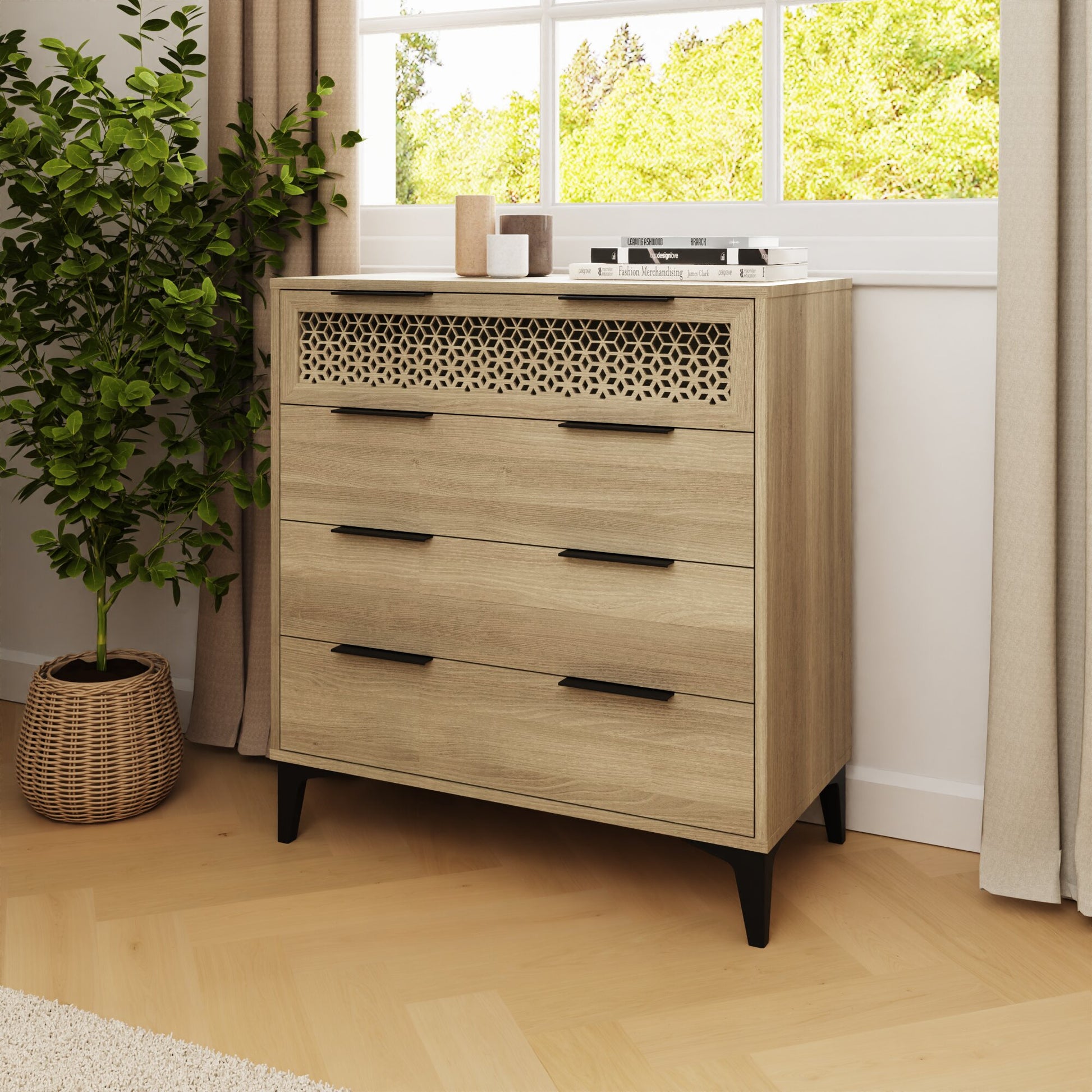 GFW Ezra 4 Drawer Chest