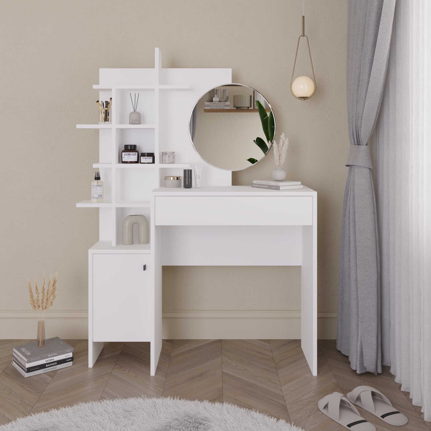 GFW Freyja Dressing Table - White