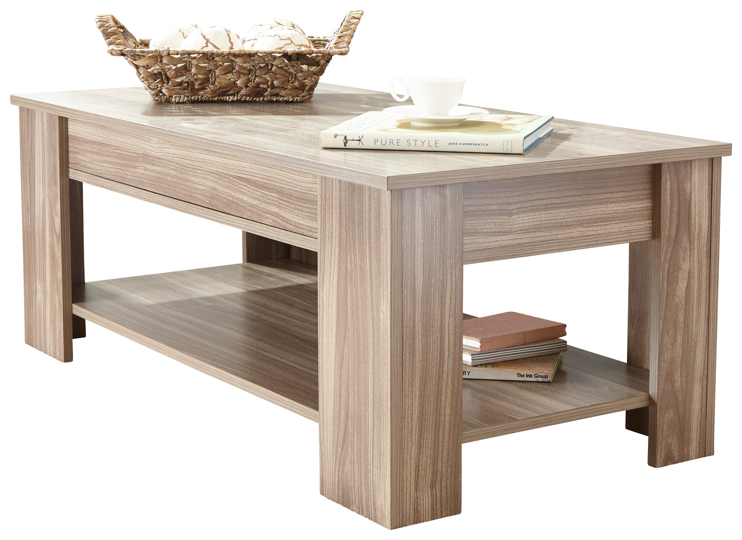 GFW Lift Up Coffee Table - Walnut 4