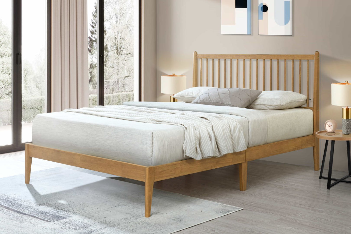 Gabriel Wooden Bed Frame