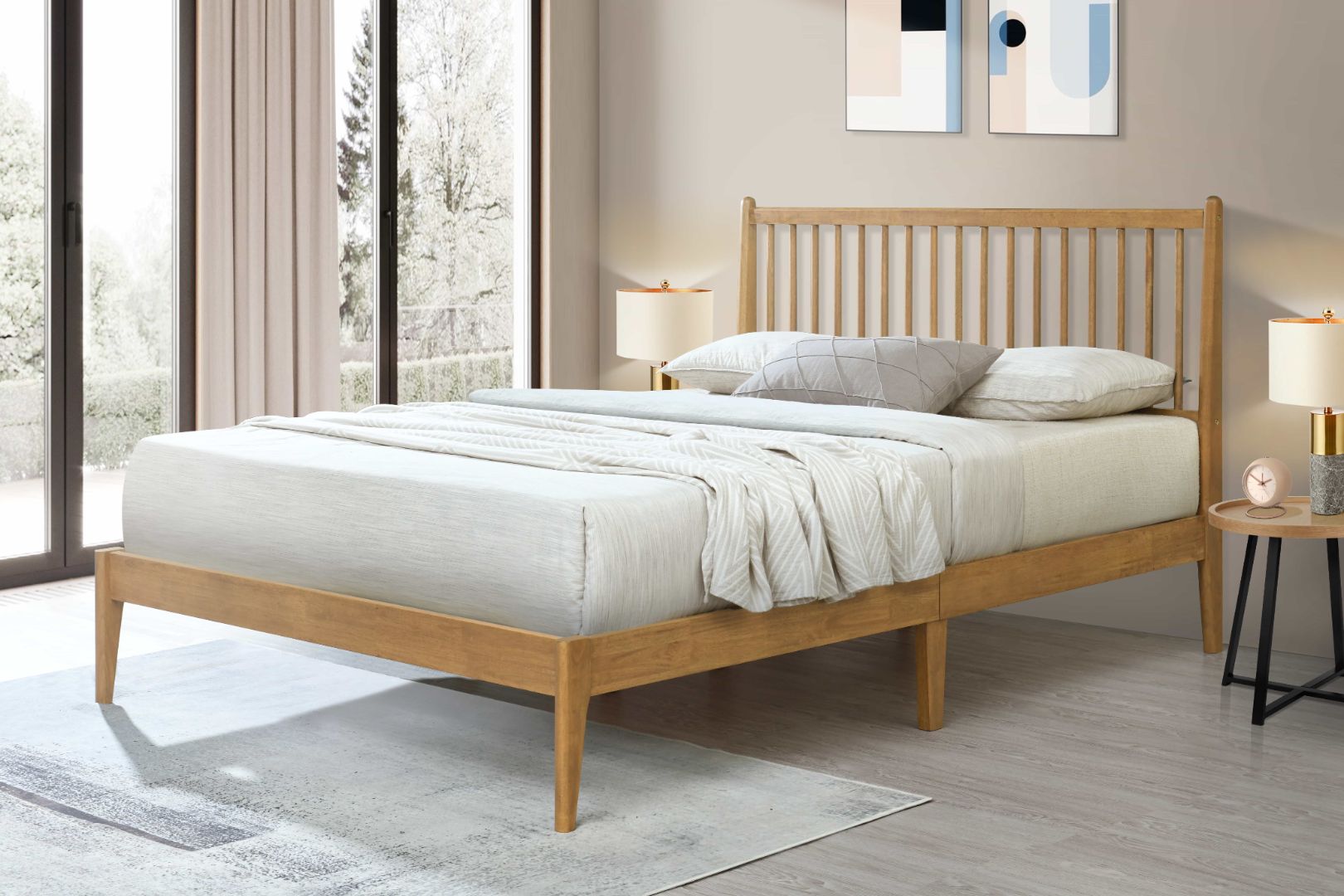 Gabriel Wooden Bed Frame