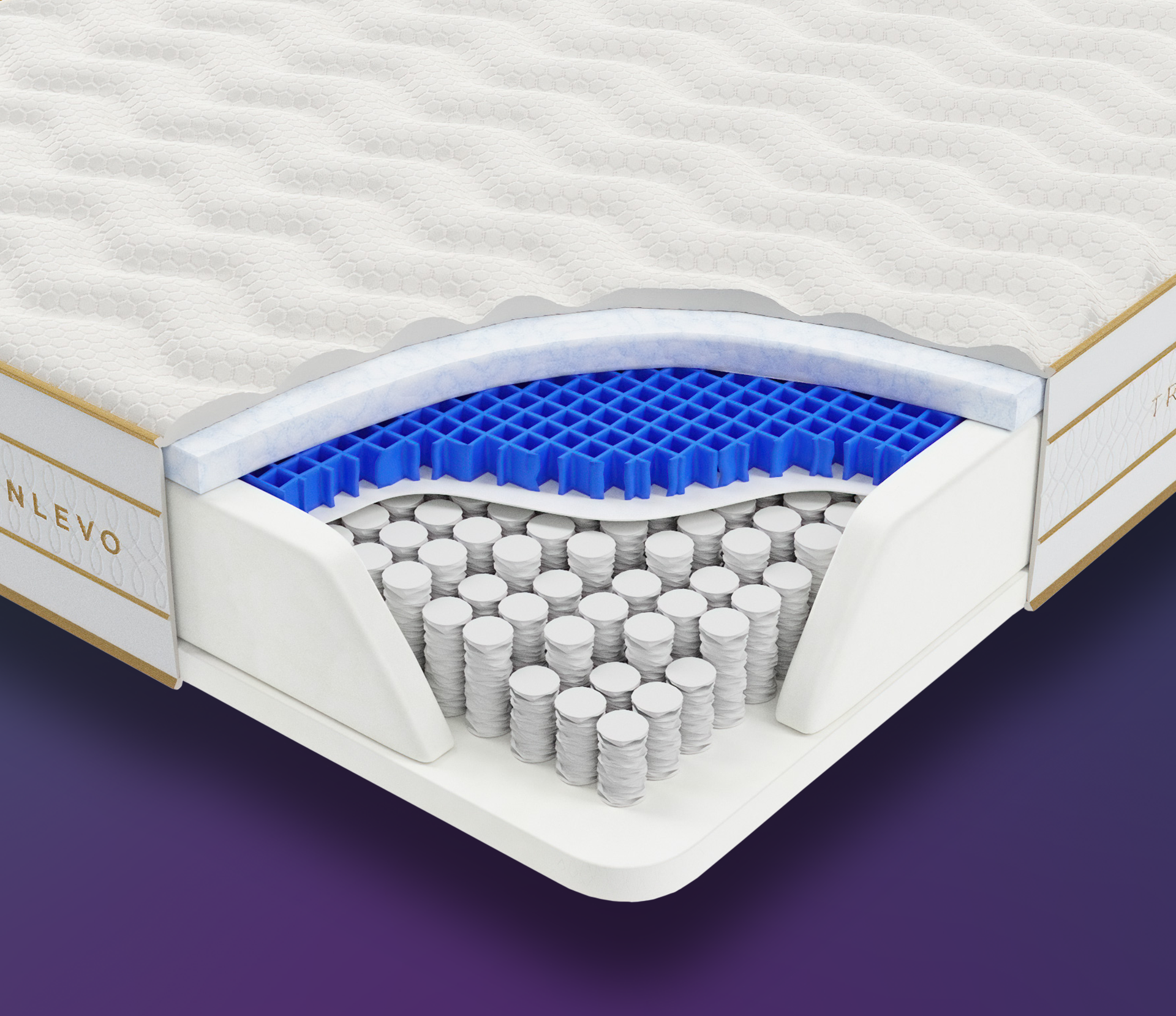 Sonlevo True Gel Gold 12000 Mattress - Double