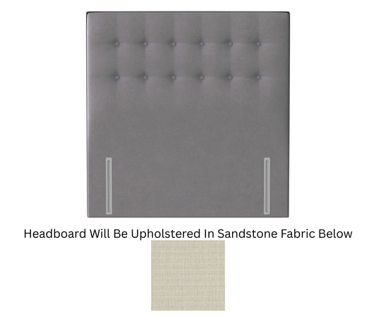 Silentnight Goya Sandstone Floor Standing Headboard - Superking