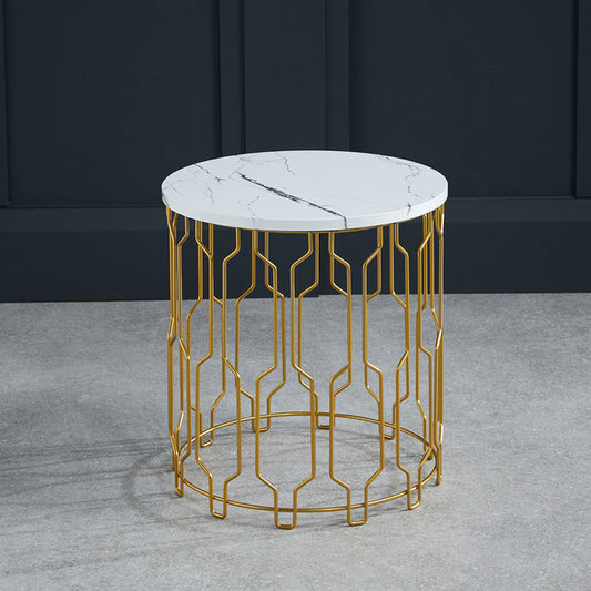 Luminosa Living Garland End Table - White