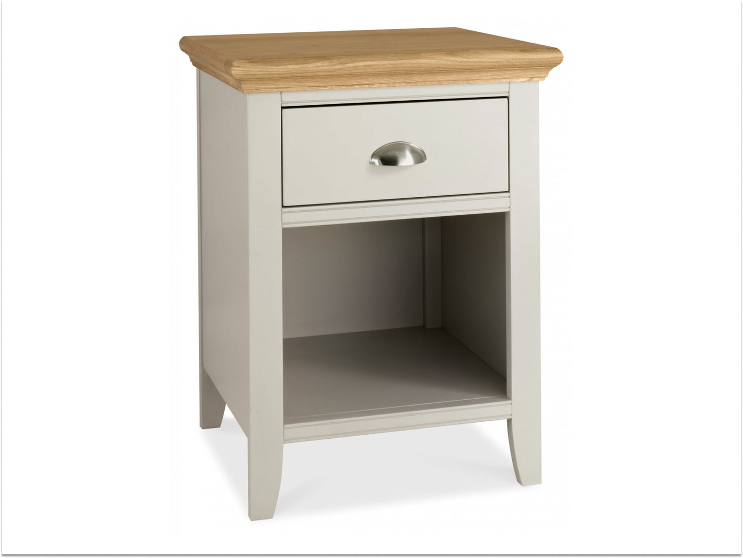 Bentley Hampstead 1 Drawer Nightstand - Grey & Oak