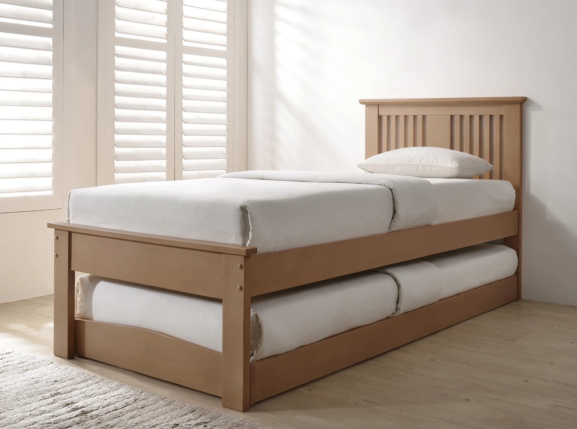 Horsham Wooden Guest Bed - Oak 2